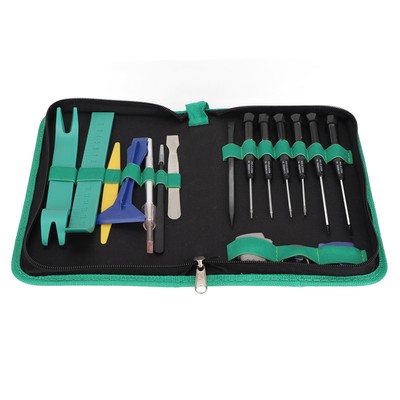 New Professional Electronics Opening Pry Tool Repair Kit With Metal Spudger Anti