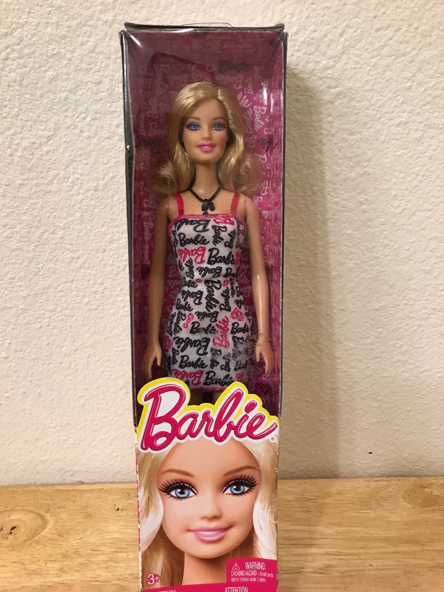 Barbie BCN29 Doll 2013 Summer Dress Black White Pink | eBay Barbie BCN29 Doll 2013 Summer Dress Black White Pink | eBay