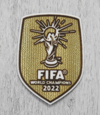 100% Official 2022 World Cup Winners Badge & Match Insignia