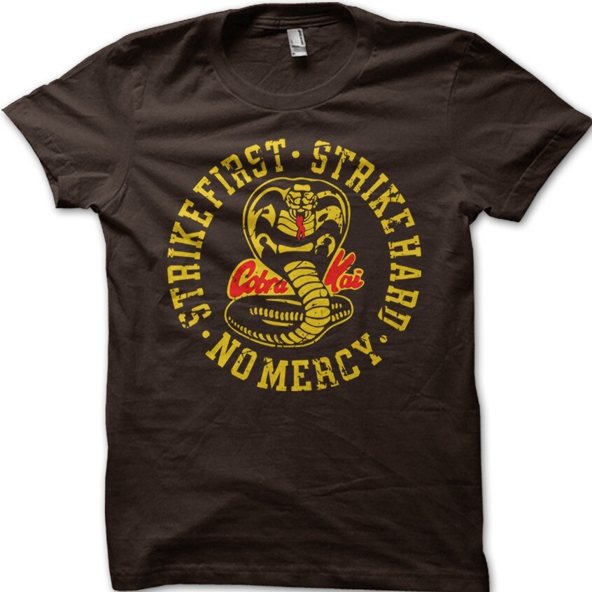 Cobra Kai Karate Kid Icon No Mercy Vintage printed t-shirt vest tank