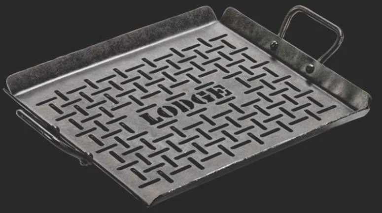 Lodge Carbon Steel Grilling Basket - Thumbnail 4