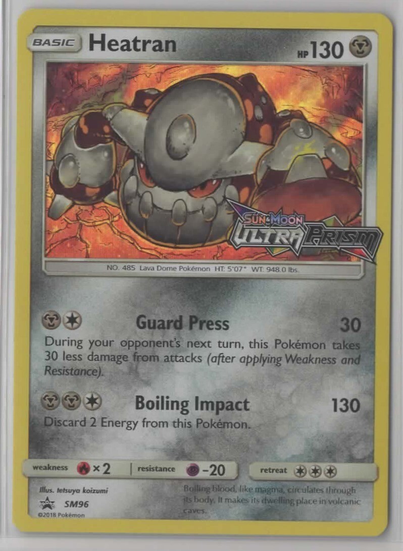 Heatran - (Prerelease) SM96 Sm Promos Holo