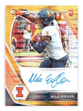 2021 Prizm Draft Picks #DPA-MIL Milo Eifler Rookie Orange Pulsar Auto 12/49 -