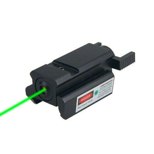 Pistol Handgun Green Red Dot Laser Sight Low Profile Glock Laser Picatinny Rail - Picture 6 of 52