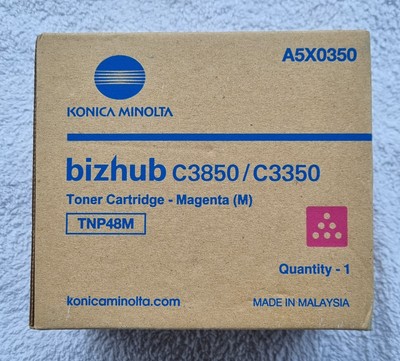 Konica Minolta Toner TNP48M bizhub C3350 C3850 Magenta