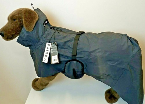 Paikka Visibility Dog Raincoat Black 