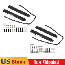 2*Racewill Seat Slider Seat Mounting Track Assembly Kit For NRG Sparco Universal