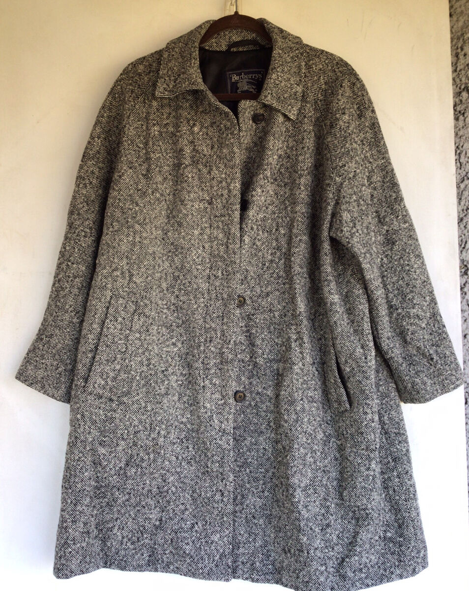 Vintage BURBERRY Prorsum 100% Wool Tweed Coat Jacket Woman's Vintage BURBERRY Prorsum 100% Wool Tweed Coat Jacket Woman's