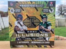 2021 Panini Illusions NFL Football Mega Box Sealed