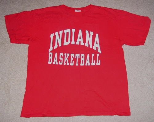 Vintage Single Stich Indiana University T Shirt Size XL 100% Cotton U.S.A. (c)