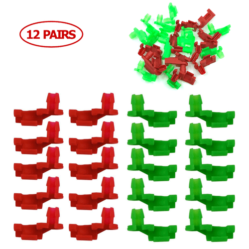 12pair Tailgate Handle Rod Clips LH RH Fit 1999-2007 Chevy Silverado GMC Sierra - Picture 2 of 10