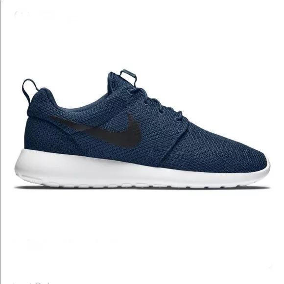 Roshe Run Sneakers in Navy Black White Size 16 | eBay