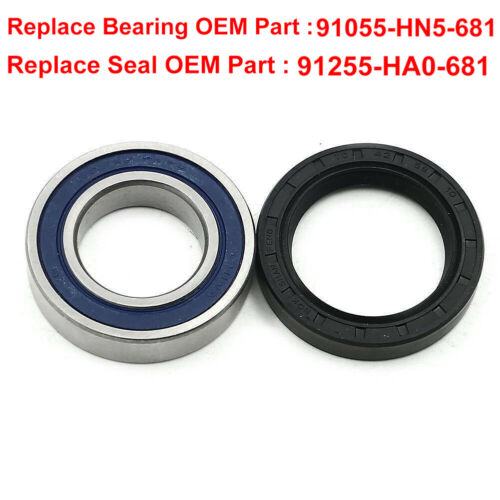 Left Rear Axle Wheel Bearing & Seal For Honda Foreman 400, 500 Rancher 350 420 - Picture 7 of 7
