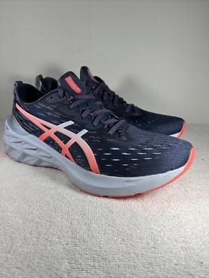 ASICS NOVABLAST 2 Women Size 9 Blue/Pink Running Sneaker 1012B049 FF Blast