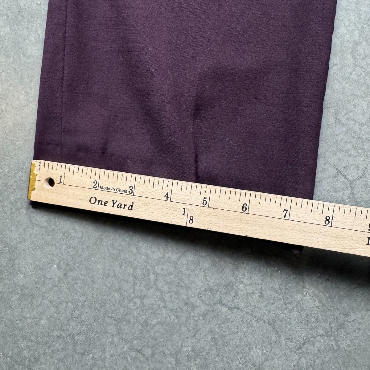 Vintage Dolce & Gabbana Dress Pants Womens Sz 30 Burgundy Preowned  display picture 1