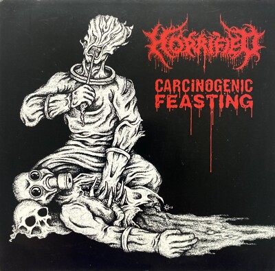 HORRIFIED - CARCINOGENIC FEASTING CD UK DEATH METAL BURIAL RISEN PROPHECY LTD 50
