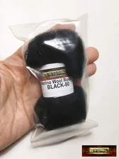 HR080-005 MOREZMORE 5g BLACK 100% Merino Fine Wool Roving 66S for Needle Felting