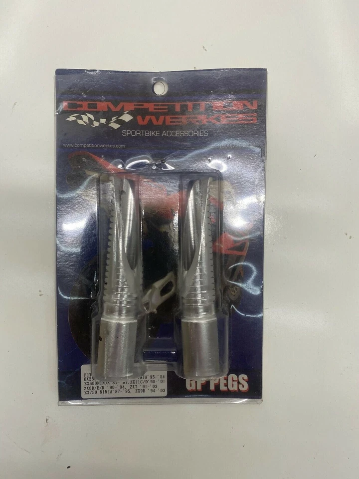 2GPK-S CLAVIJAS COMPETICIÓN WERKES PLATEADAS KAWASAKI GP CLAVIJAS PASAJERO TRASERO Foto 2 de 4