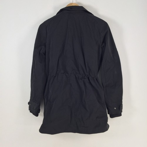 Jeanswest womens anorak jacket size 8 black long sleeve collared zip 075148 - Picture 6 of 10
