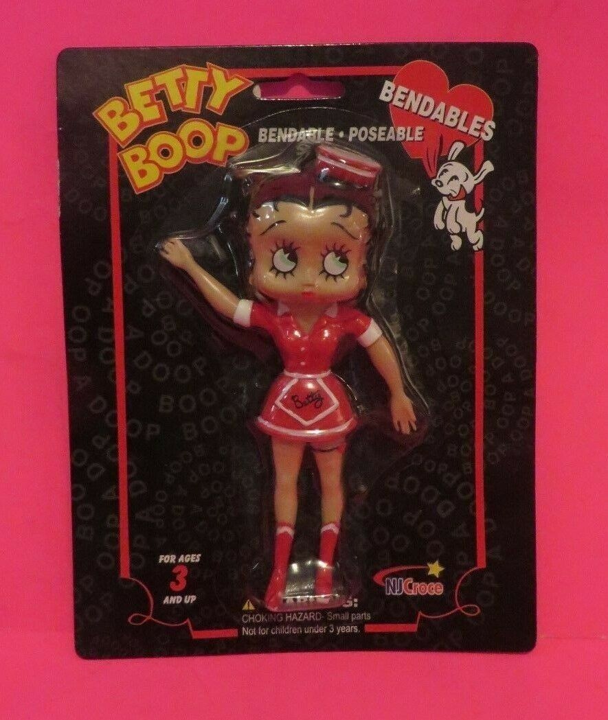 2004 Betty Boop 6-Inch Bendable Waitress Figure on Skates