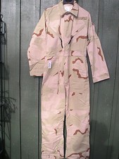 Desert Camouflage Mechanic's Coveralls, Size Small