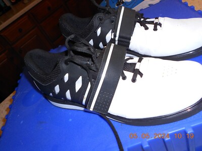 Mens Reebok Liftner PR Weightlifting Shoes Size 12 White/Black