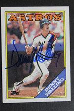 Denny Walling Autograph Baseball Card Signed 1988 Topps #719 Houston Astros