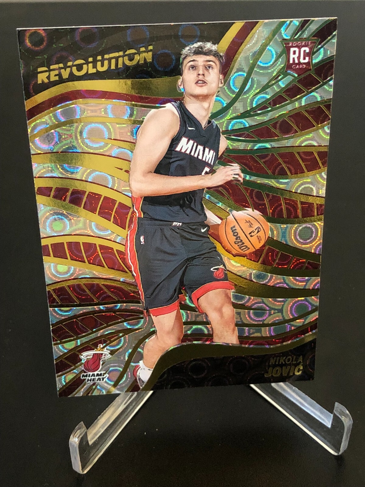 2022-23 Panini Revolution Nikola Jovic #117 Rookie Groove Heat C137