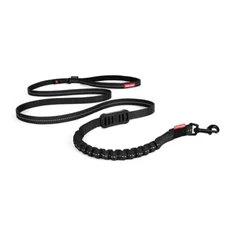 Zero Shock Lite Bungee Dog Leash for Small Dogs, Black, 72" by EzyDog