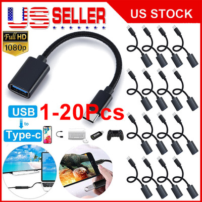 OTG Adapter Converter Cord Cable USB 3.0 Type A Female To USB-C Type C 3.1 Male