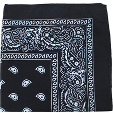 Pack of 3 X-Large Polyester Non Fading Paisley Bandanas 27 X 27 in - Party And