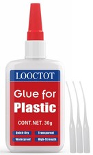 Plastic Glue 30g Clear for Legos Miniatures 3D Printing Toy Car ABS PVC