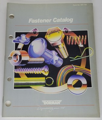 Dorman Fastener Catalog 003-150 Photos ALL Fasteners by Size & Type Torque Specs