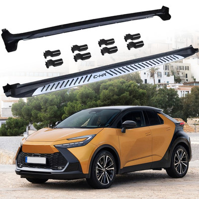 Aluminum Door Side Steps Running Board Nerf Bar Fits for C-HR CHR 2023-2025