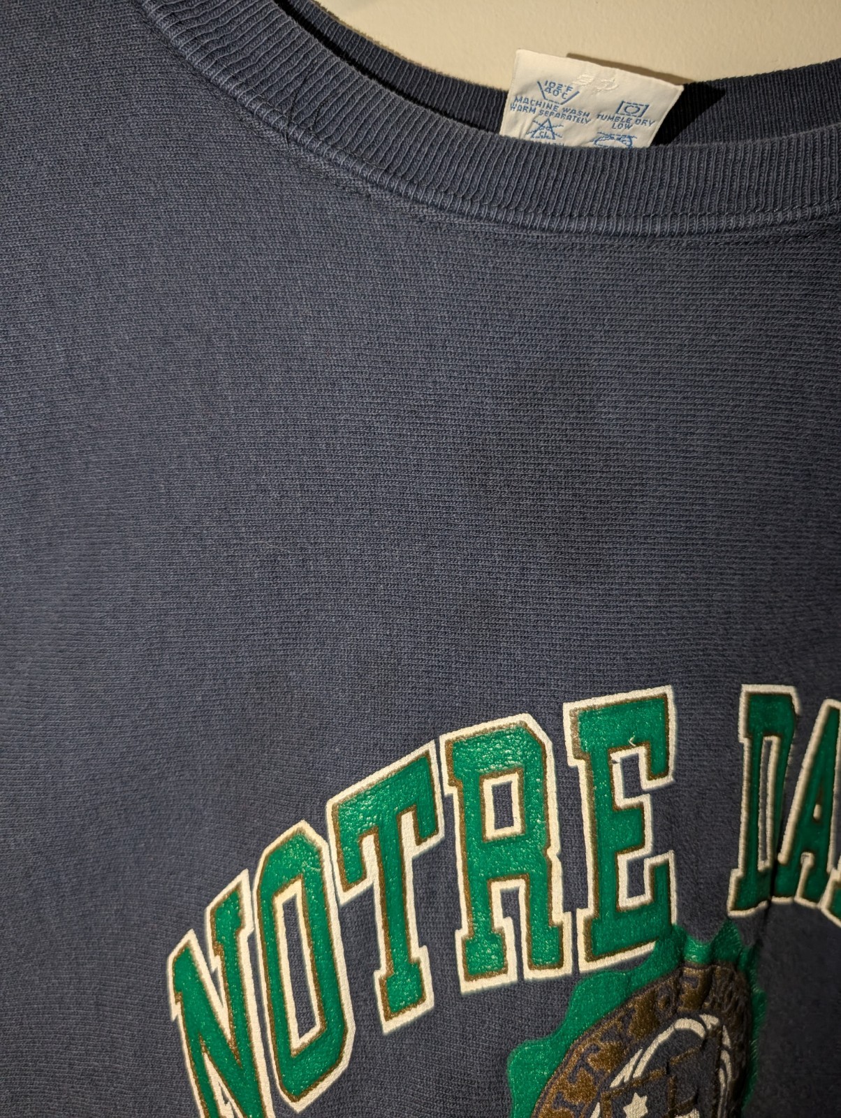 Vintage 90s Notre Dame Fighting Irish Champion Reverse Weave Sweatshirt image 8