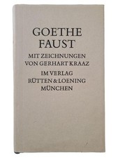 Faust von Goethe Rütten & Loening Hardcover Klassiker Deutsch