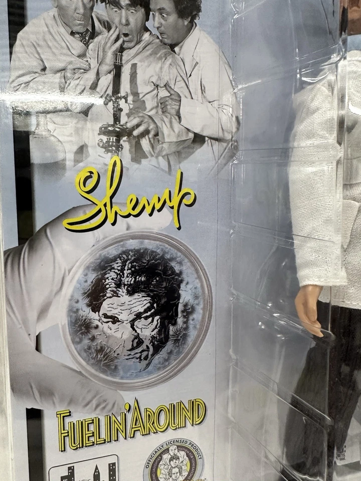 Фигурки Scientist Shemp Three Stooges Fuelin Around Toy Co 2014 новые нераспакованные 8 дюймов - Изображение 2 из 3