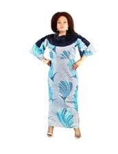 Latest Ankara Kaftan Dress. Perfectly Fit M, L and XL.
