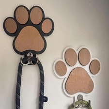 2 Pieces Dog Leash Holder Wall Mount Home Storage Hook Memorial Sturdy Home