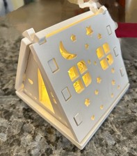 Casetta A Forma Di Tenda Da Campeggio Con Led  3 Funzioni decorazioni natalizie