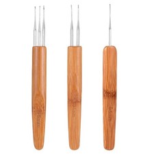 3 Pcs Dreadlocks Crochet Hooks for Hair, 0.5 mm Hair Crochet Hook Dreadlocks ...