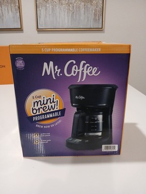 Mr. Coffee 2109181 5 Cup Programmable Coffee Makers - Black