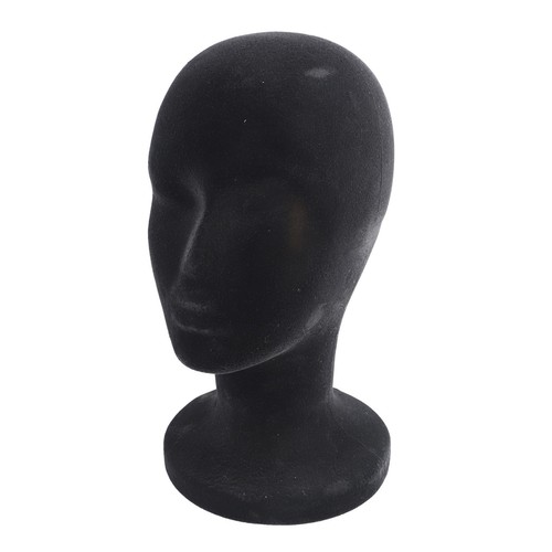 Utilisation diversifiée de têtes de mannequin légères en mousse noire pour a - Imagen 6 de 12
