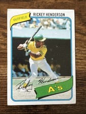 Rickey Henderson Cards, Rookie Card and Autographed Memorabilia Guide 4