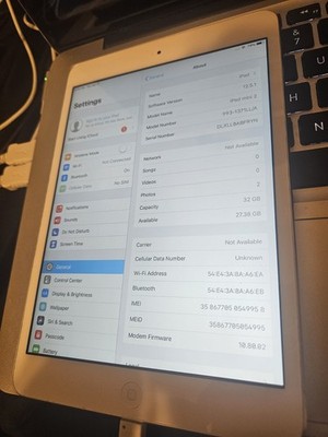 Apple iPad mini 2nd gen PVT PROTOTYPE