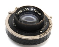 Zeiss Opton Tessar 3.5/75mm lens