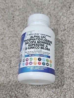 Clean Nutraceuticals Alpha GPC Choline Phosphatidylserine Bacopa Monnieri