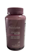 FARMASI NUTRIPLUS CYCLICAL RELIEF GUMMIES for Menstrual.FREE SHIPPING