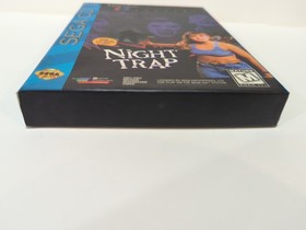 Night Trap (Sega CD, 1992) Authentic Blue Box Complete and tested, with reg.
