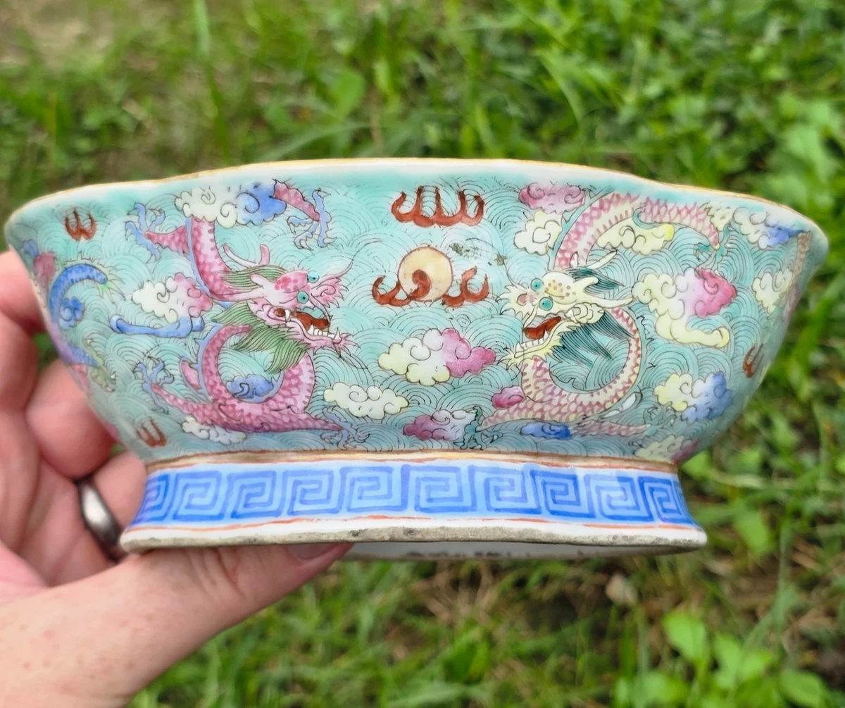 乾隆标记切入中国古董碗| eBay